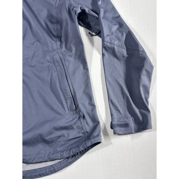 Womens The North Face Waterproof Dryvent Hooded Rain Jacket Ash Blue LG Hyvent - Picture 3 of 13